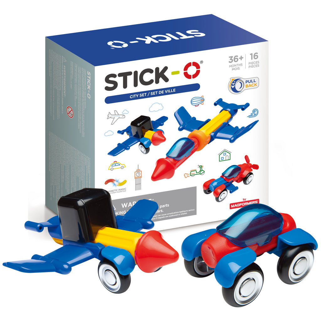 Stick-O City Cars & Planes Set (Sale)