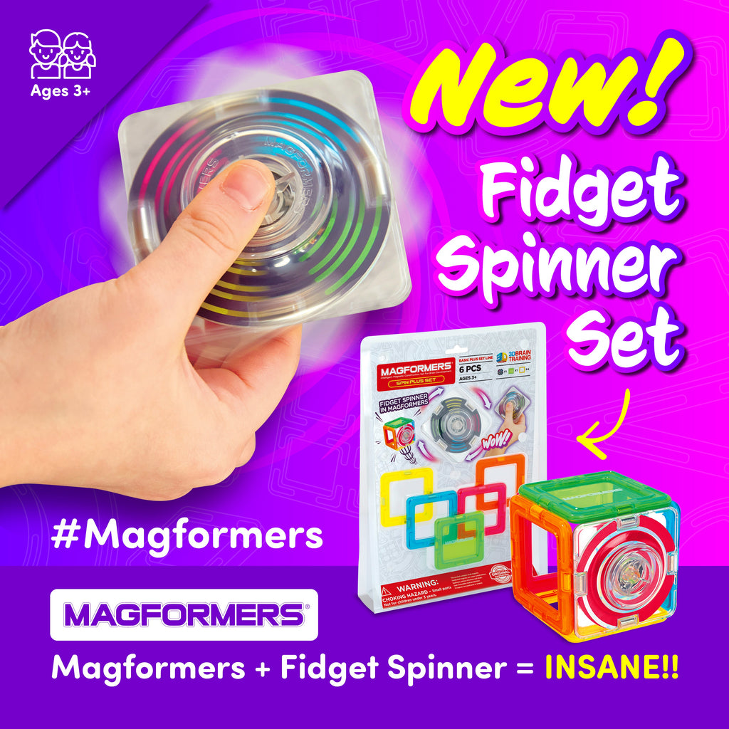 Magformers Fidget Spinner Set (Sale)