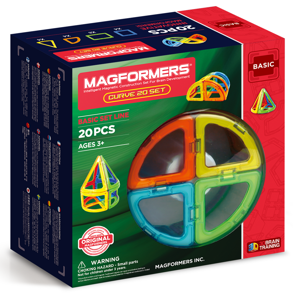 Magformers Curved Set (20 Pieces)